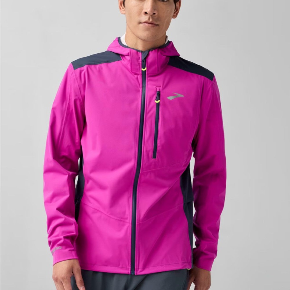 Brooks Running Men's High Point Waterproof Jacket 2.0